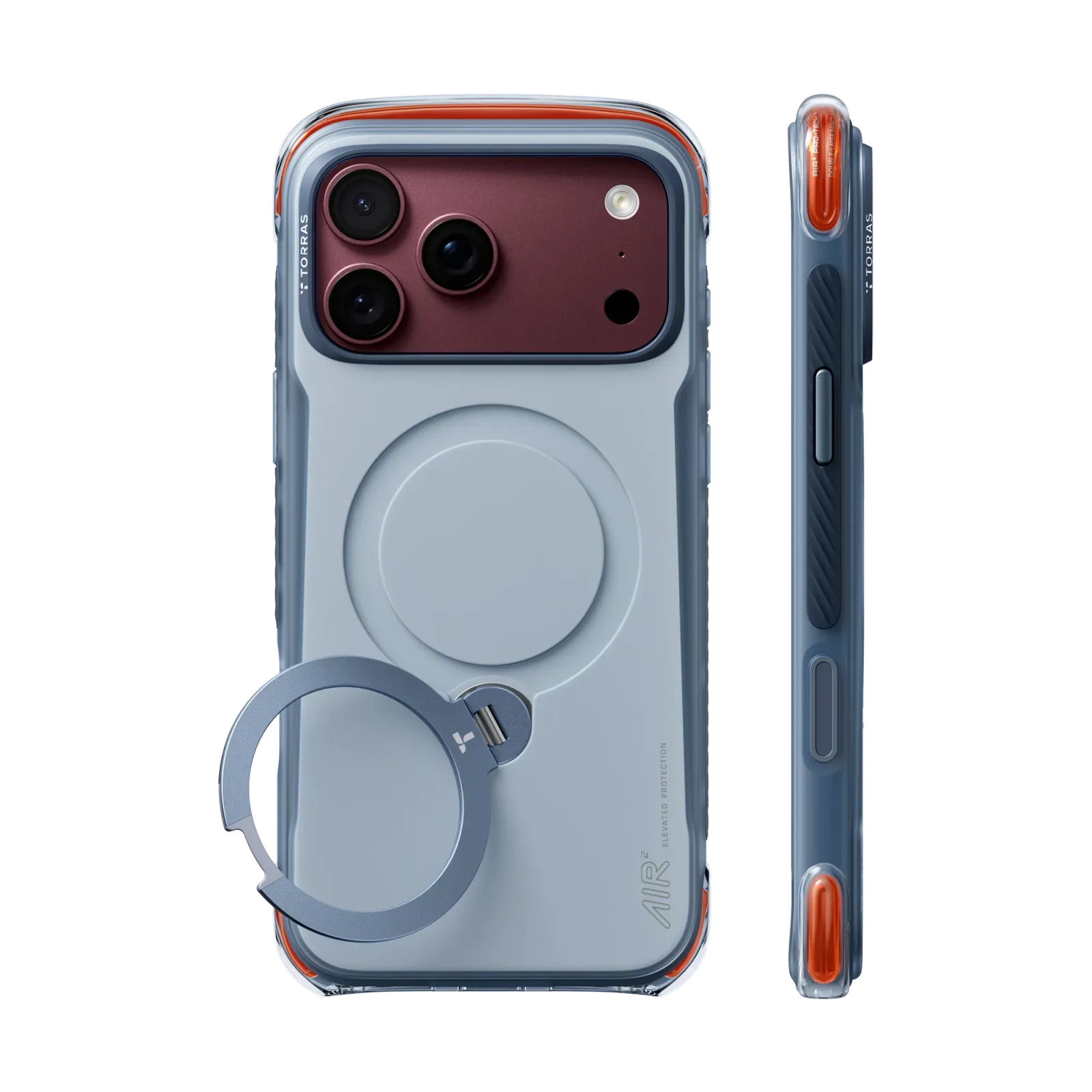 كفر TORRAS Q3 Air Pro لآيفون 18 برو - Polar Slate (أزرق)