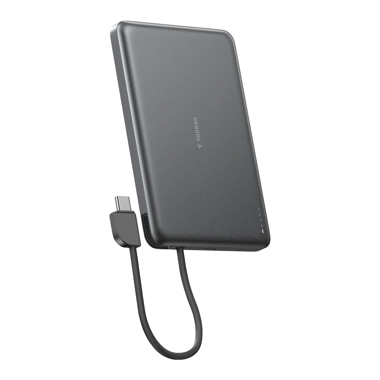 باور بانك TORRAS Pebblelink 10000 mAh - رمادي