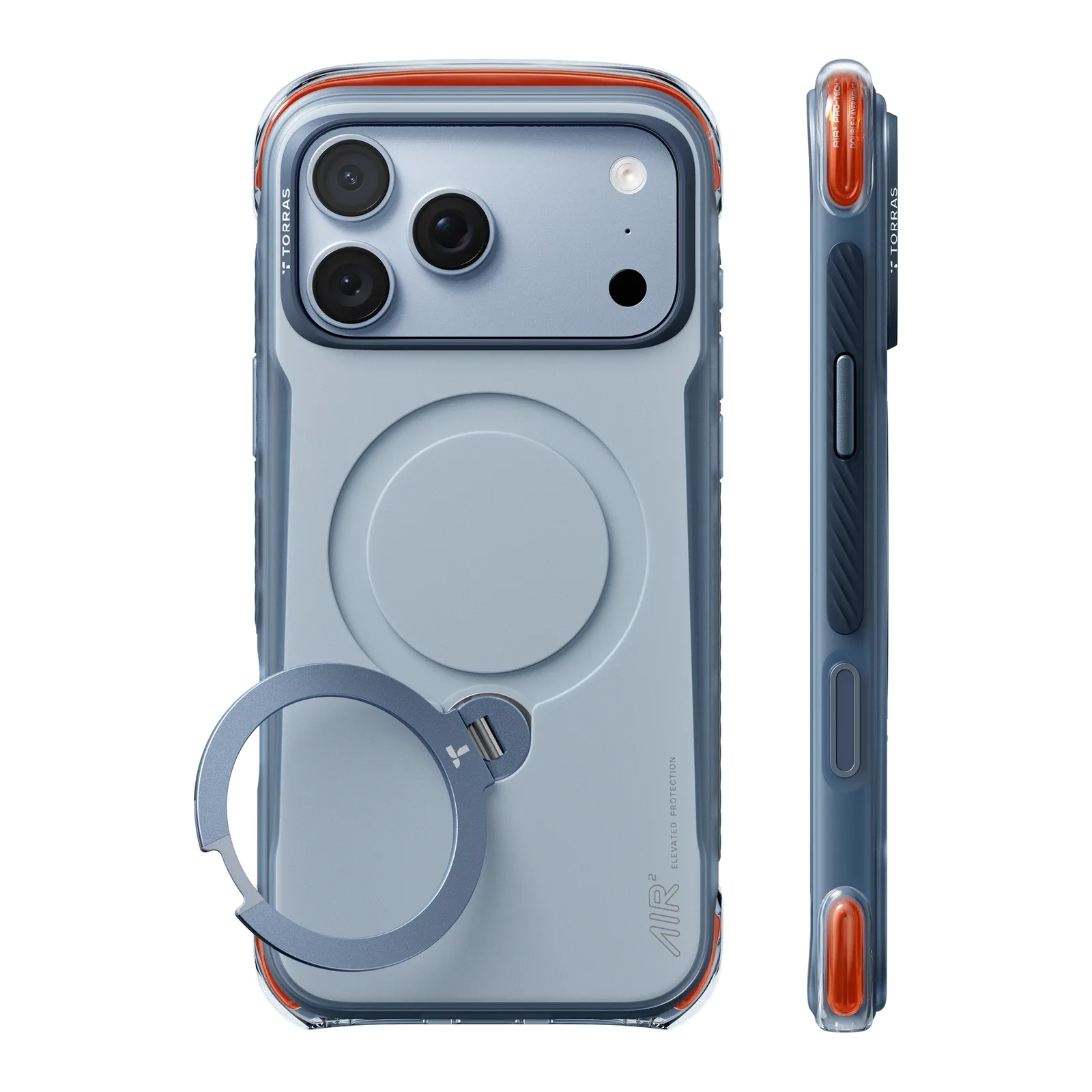 كفر TORRAS Q3 Air Pro لآيفون 18 برو ماكس - Polar Slate (أزرق)