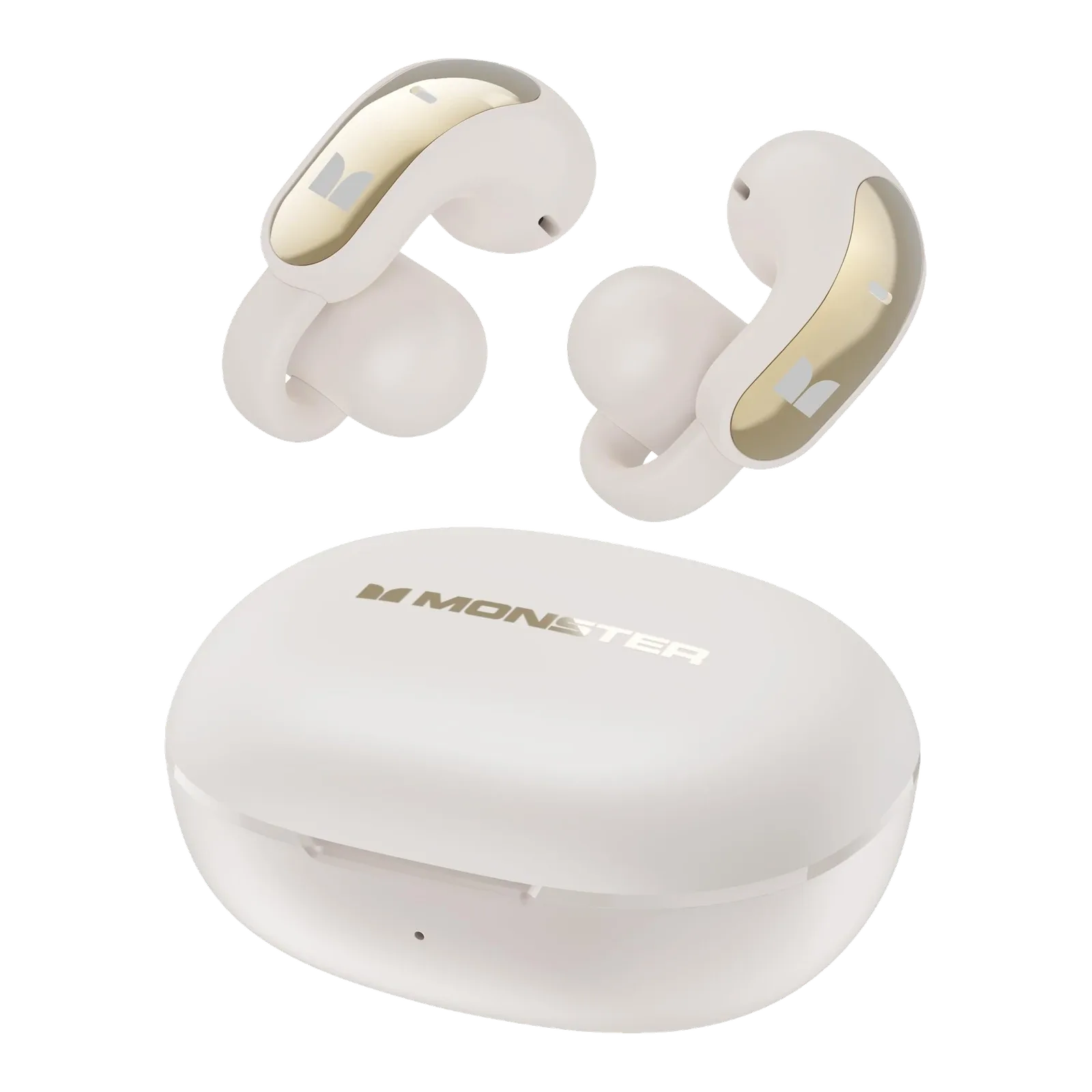 سماعة Monster AirPods Open Ear - أبيض