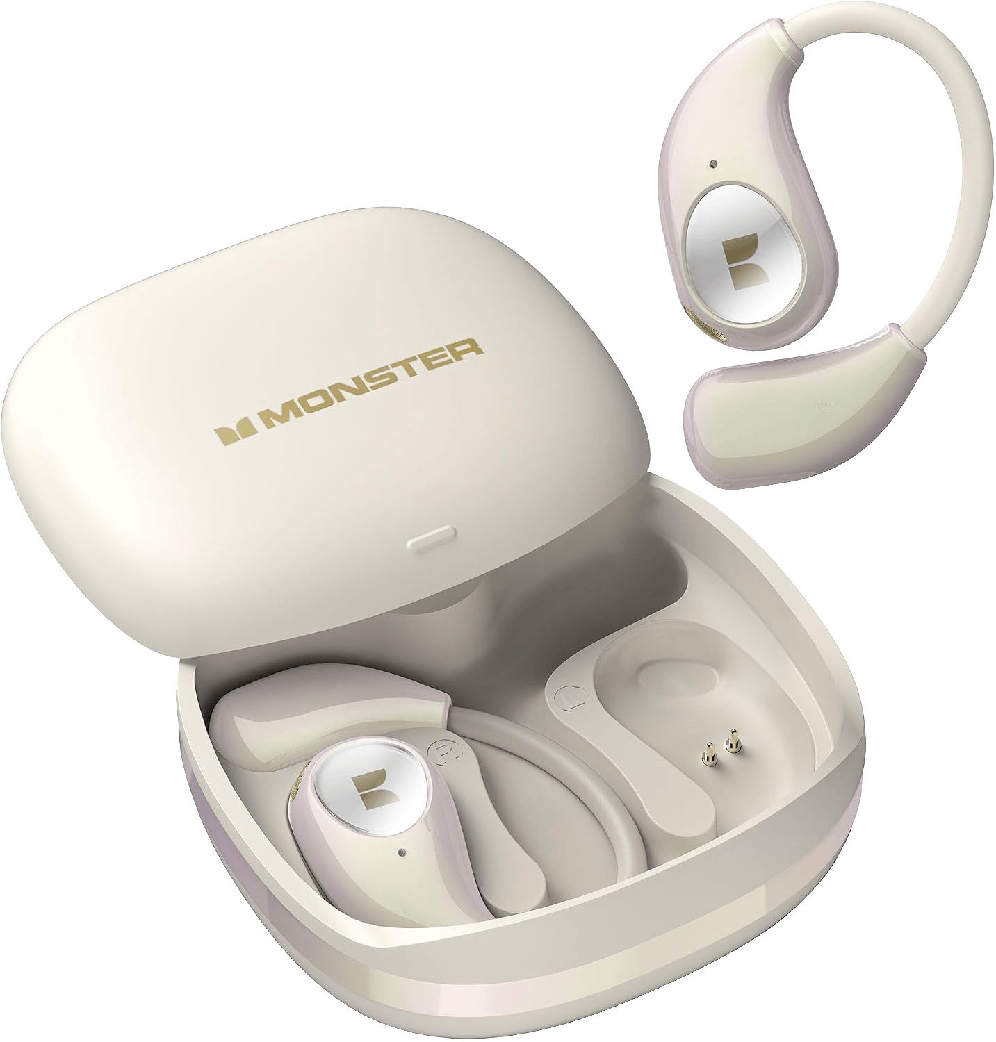 سماعة Monster AirPods Slid - أبيض