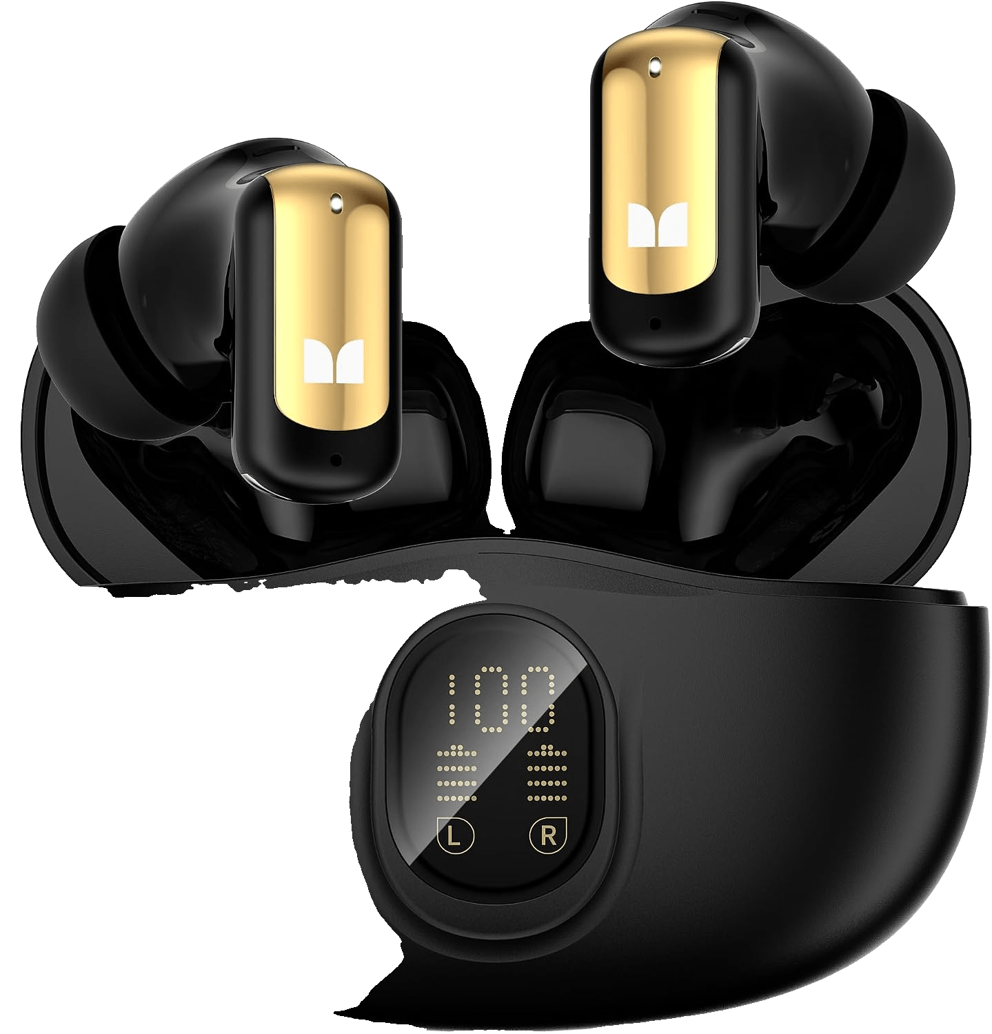 سماعة Monster AirPods N-LITE - أسود